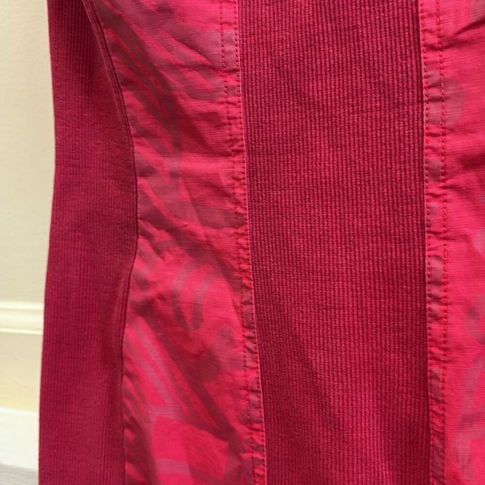 Desigual vintage Sleeveless Pink Ruffle zip front removable hoodie Dress - Picture 5 of 9